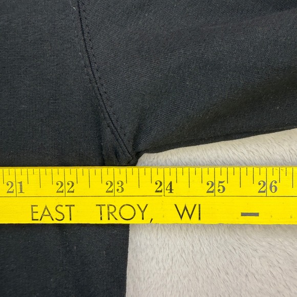 Reef Graphic Hoodie Mens Large Black Logo Pullover Sweatshirt Streetwear Surfing - Picture 7 of 7